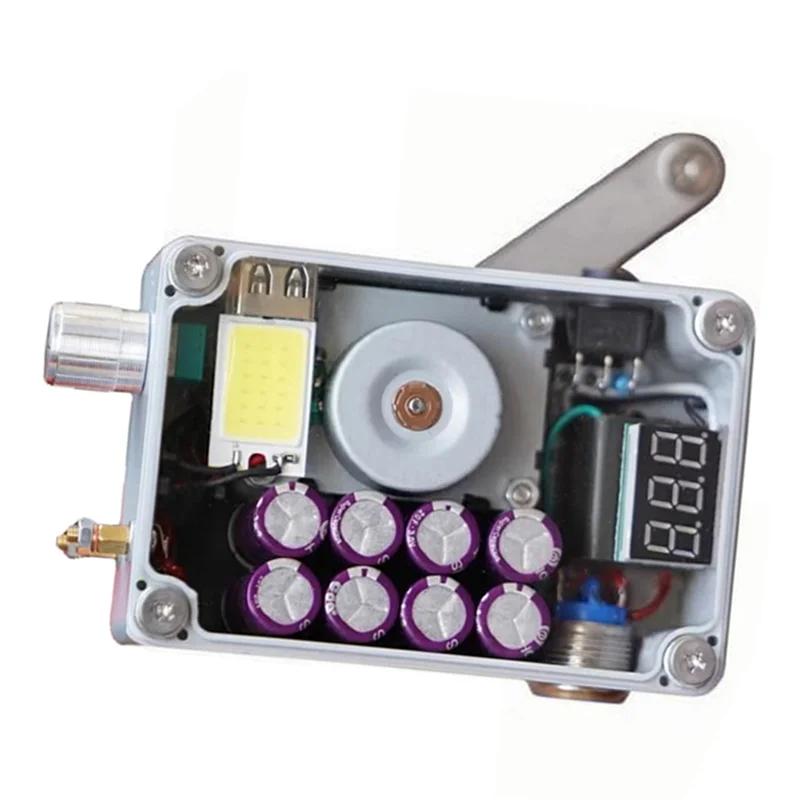 

B08B-Hand Generator USB Charging Camping Equipment Emergency Tool Cranked For 2 Minutes, Can Lgnite 40-50 Times