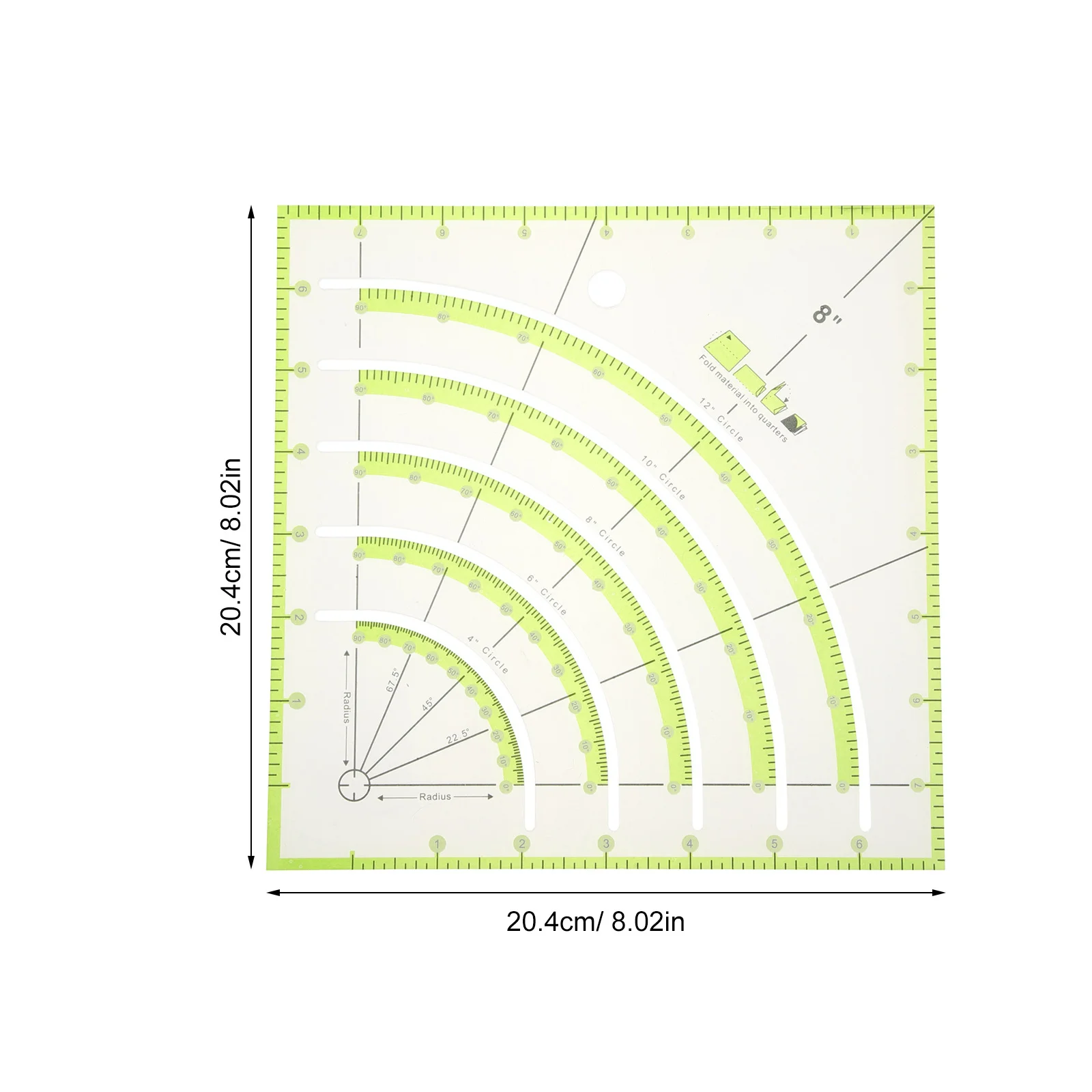 قالب خياطة اللحف من الأكريليك الشفاف، مسطرة متينة متعددة الوظائف لمشاريع الخياطة DIY، أدوات مرقعة، مسطرة مرقعة