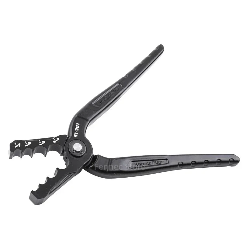 DSZH ST301 Copper Tube Repair Pliers Compound Rounder and Flat Folding Tube Versatile Round Plier Tool Fix Leaks Quickly Easily