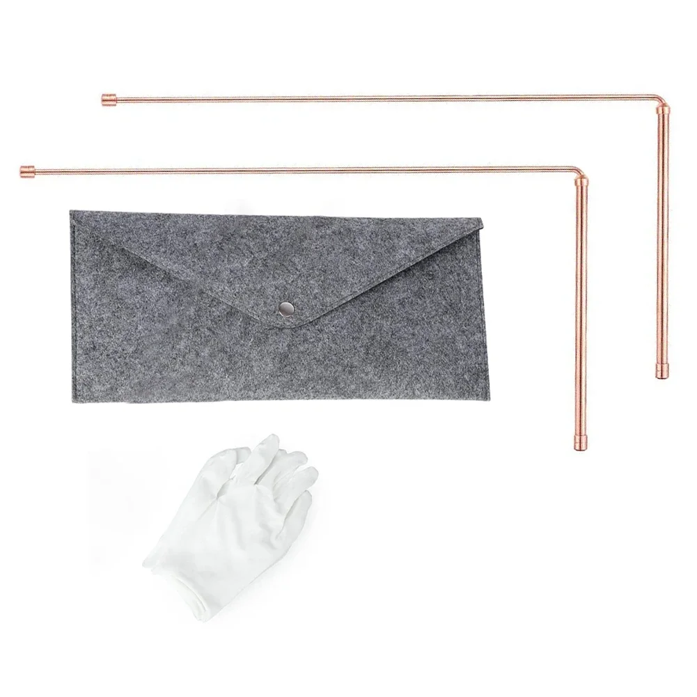 1set 99.9% Copper Probe Rod Metal Detector Rod Divining Dowsing Rods For Water Treasure Gold Minerals Finding Tools Divination