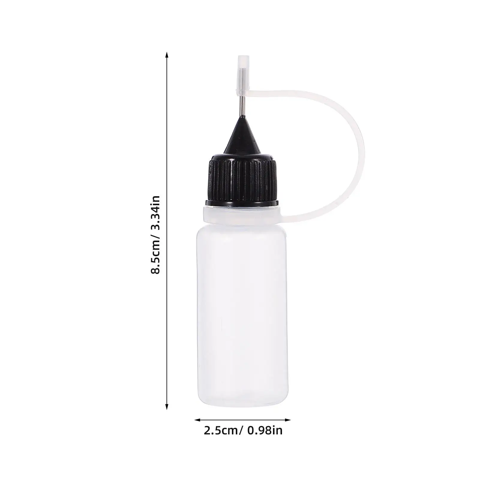 10 Pcs Squeeze Dispensing Bottle Plastic Bottles Liquid Dispenser Precision Applicator Ink Painting