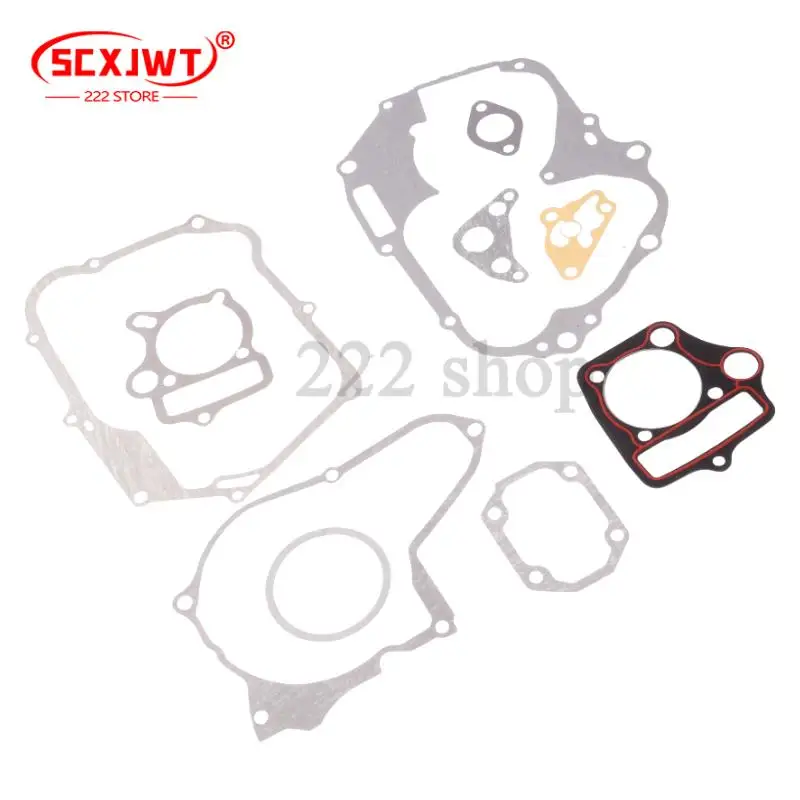 Lifan 110cc 52.4mm مجموعة حشية مكبس أسطوانة المحرك الأفقي (علامة تجارية جديدة) - تناسب Zongshen تمامًا، لـ Citycoco، لهوندا