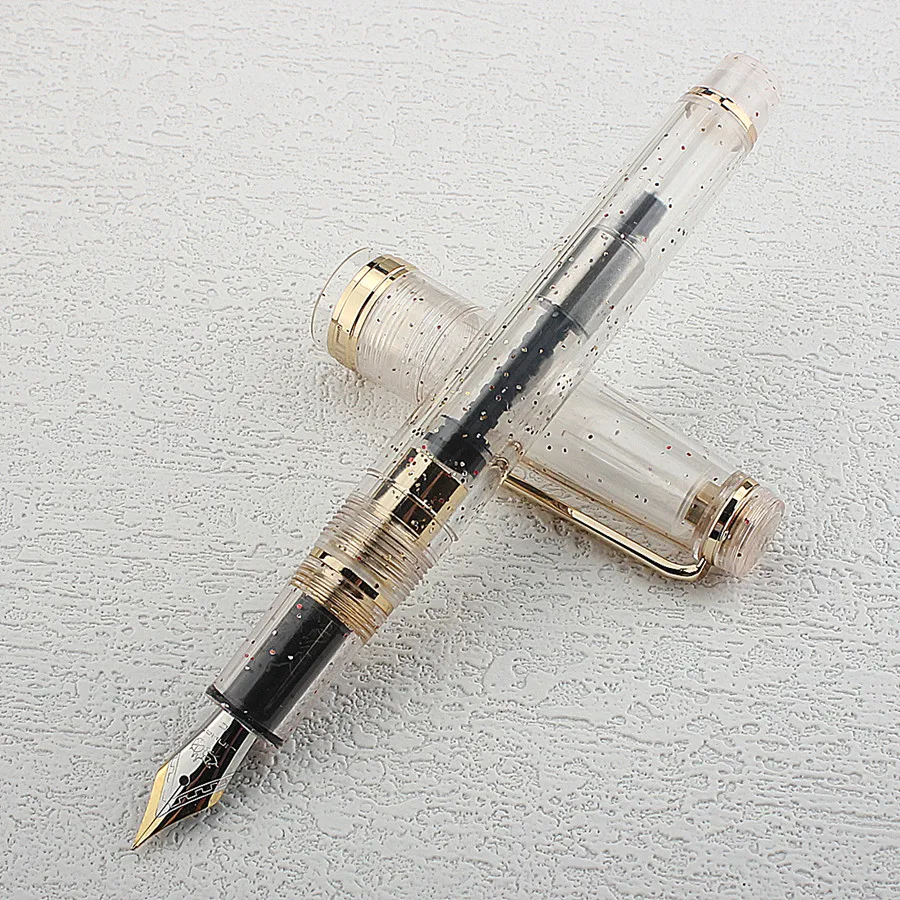 Jinhao 82 Fountain Pen New Color Acrylic Luxury Ink Pen EF/F/M/Bent Nib Business Office School Supplies Writing Pen Stationery