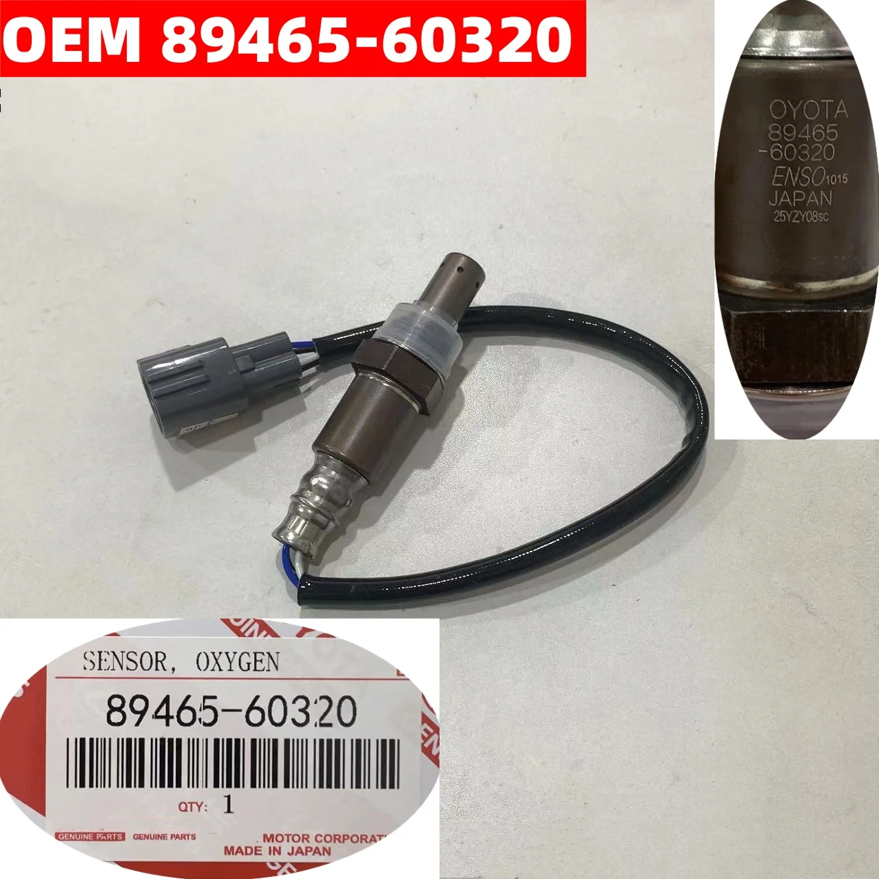 AADD-89465-60320 Downstream Oxygen O2 Sensor For Toyota 4Runner FJ Cruiser 2005-2016