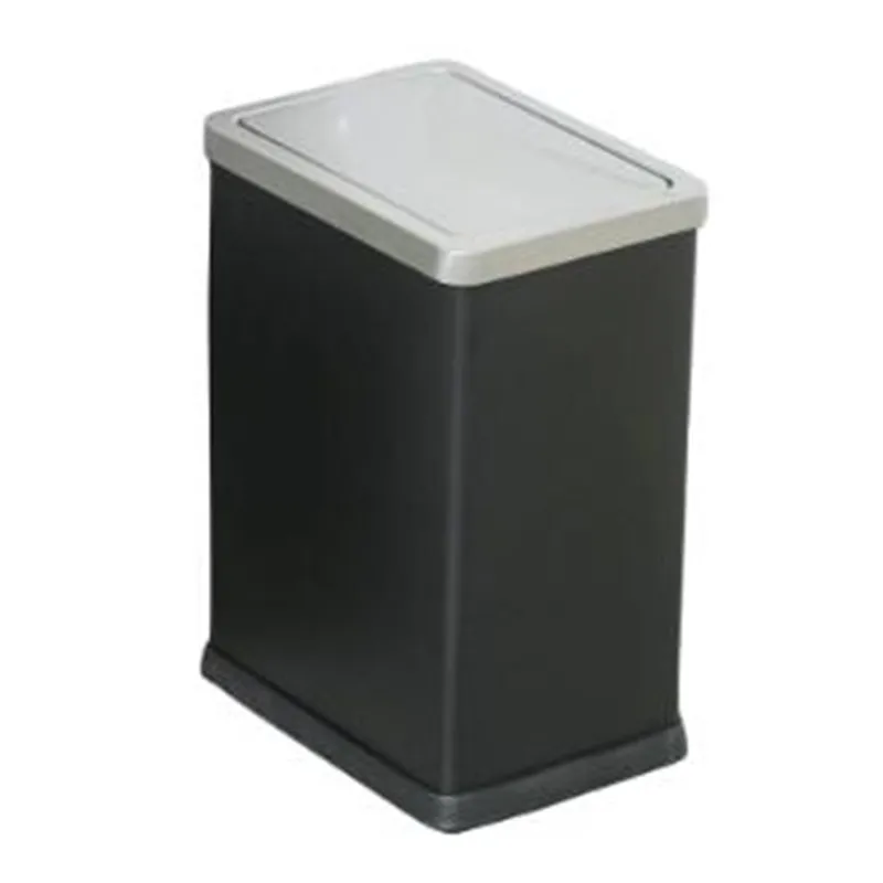 

Прямоугольное мусорное ведро с крышкой из нержавеющей стали для кухни