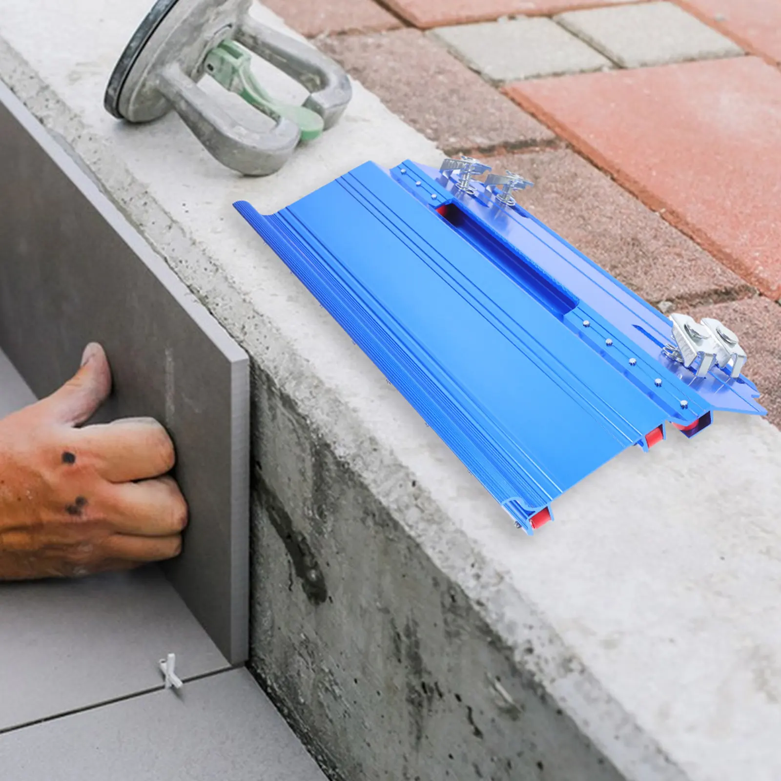 Tile Chamfering Tool 45 Degree Manual Ceramic Tile Cutter Adjustable Angle Guide Efficient Precision Corner Grinder for Home