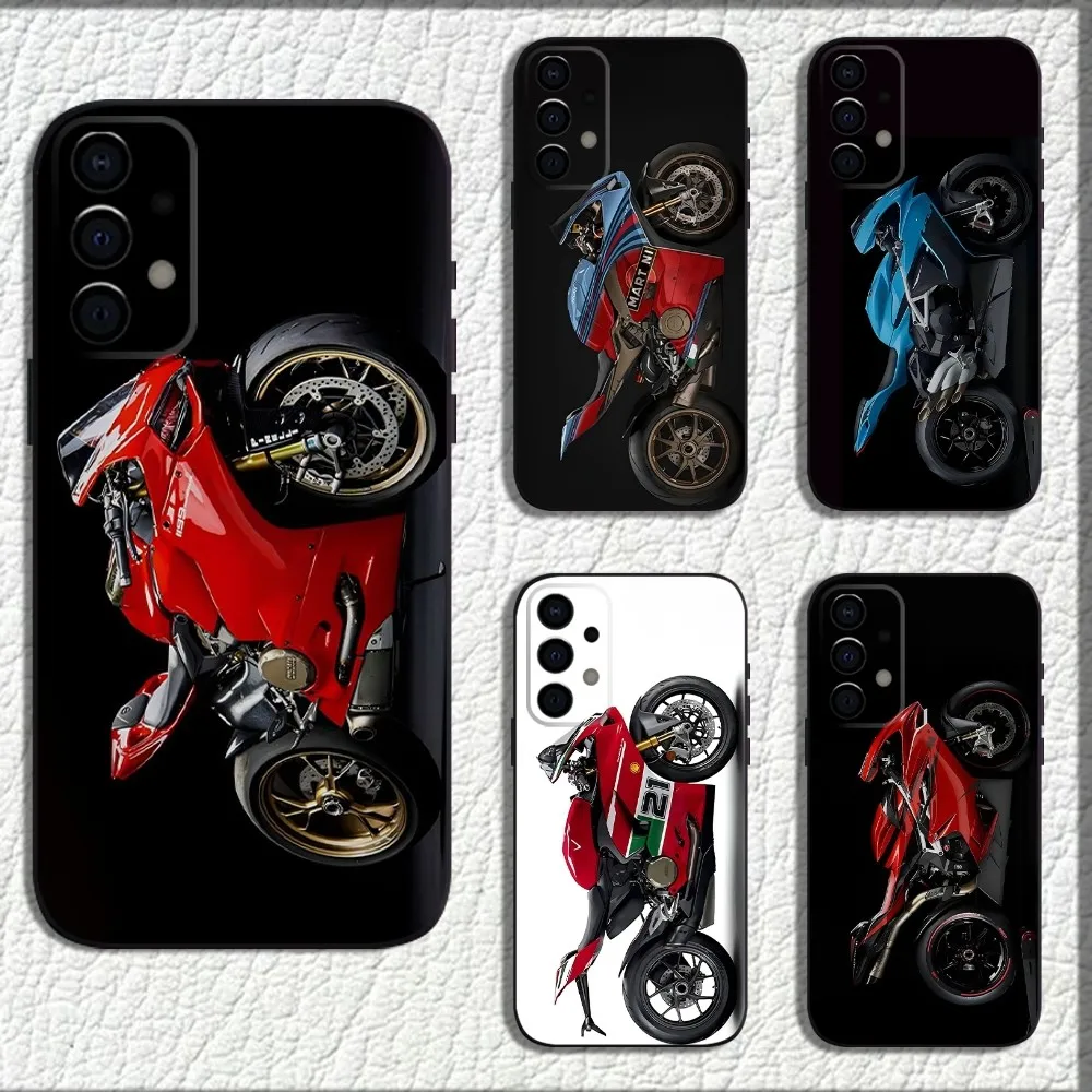 Sport D-Ducaties Cool Motorrad Phone Case For Samsung Galaxy A13,A21s,A22,A31,A32,A52,A53,A71,A80,A91 Soft Black Shell