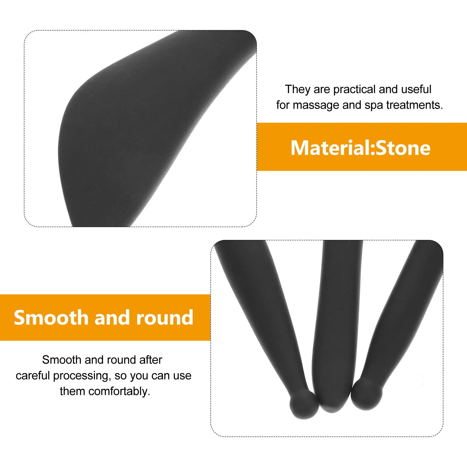 

Набор для массажа камнями: ручной массажер для стоп и рук, палочка для расслабления тела, акупрессурная терапия, стимуляция акупунктурных точек