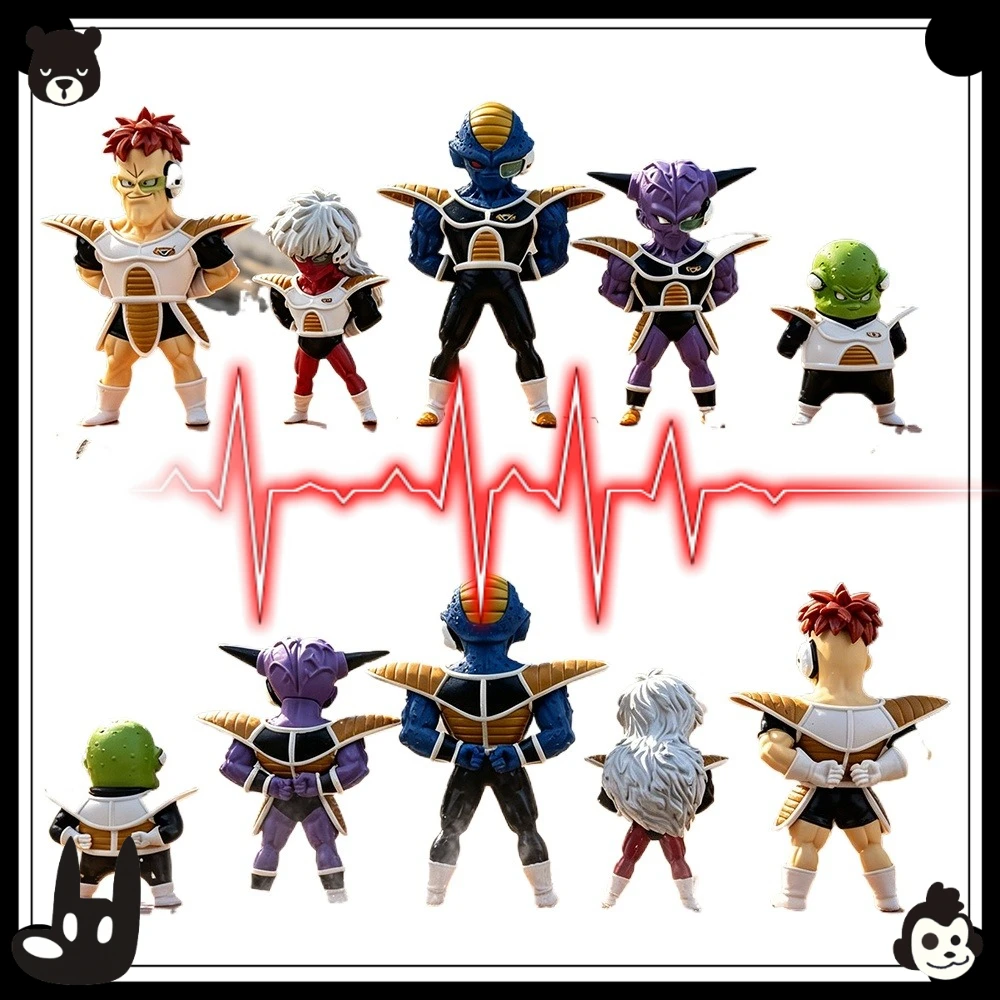 Dragon Ball 6-11cm Anime Dragon Ball Z Ginyu Force Figures Reekom Jeice Burter Guldo PVC Collection Toy Gift