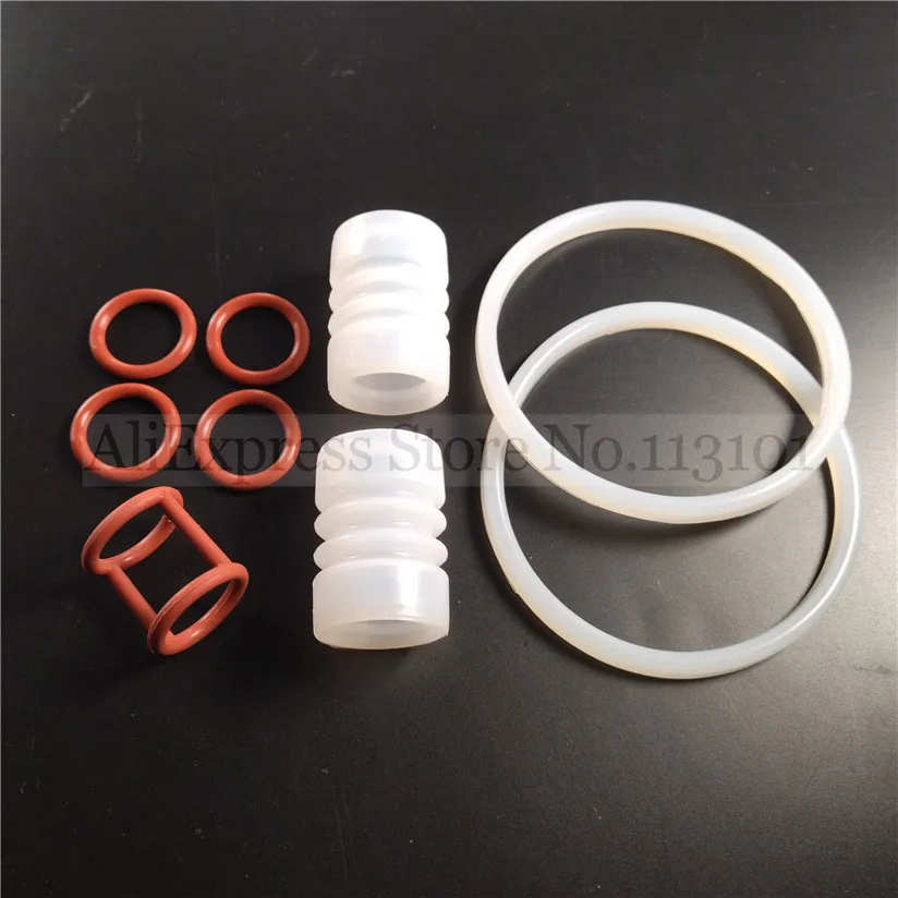 9 Pieces Seal Gaskets Combo Sealing Rings H-Ring Corrugate Tubes O-Rings For BQL Ice Cream Machine Spare Parts Replacements