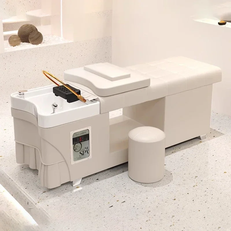 Makeup Professional Shower Aesthetic Hair Basin Bed Commercial Washbasin Therapy Shampoo Massage Mobilier Coiffure Hairdressing