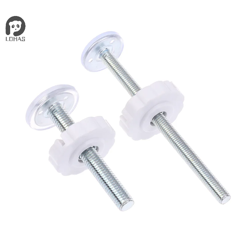 1/4 قطعة الأبيض M8 M10 طقم قطع غيار بوابة الطفل الضغط صالح المغزل مسامير الربط لبوابات السلامة