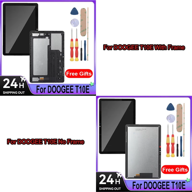 For Doogee T10E/T30 Ultra/T30 Max/LCD Display + Touch Screen Full Assembly Tablet Replacement Parts With Tools