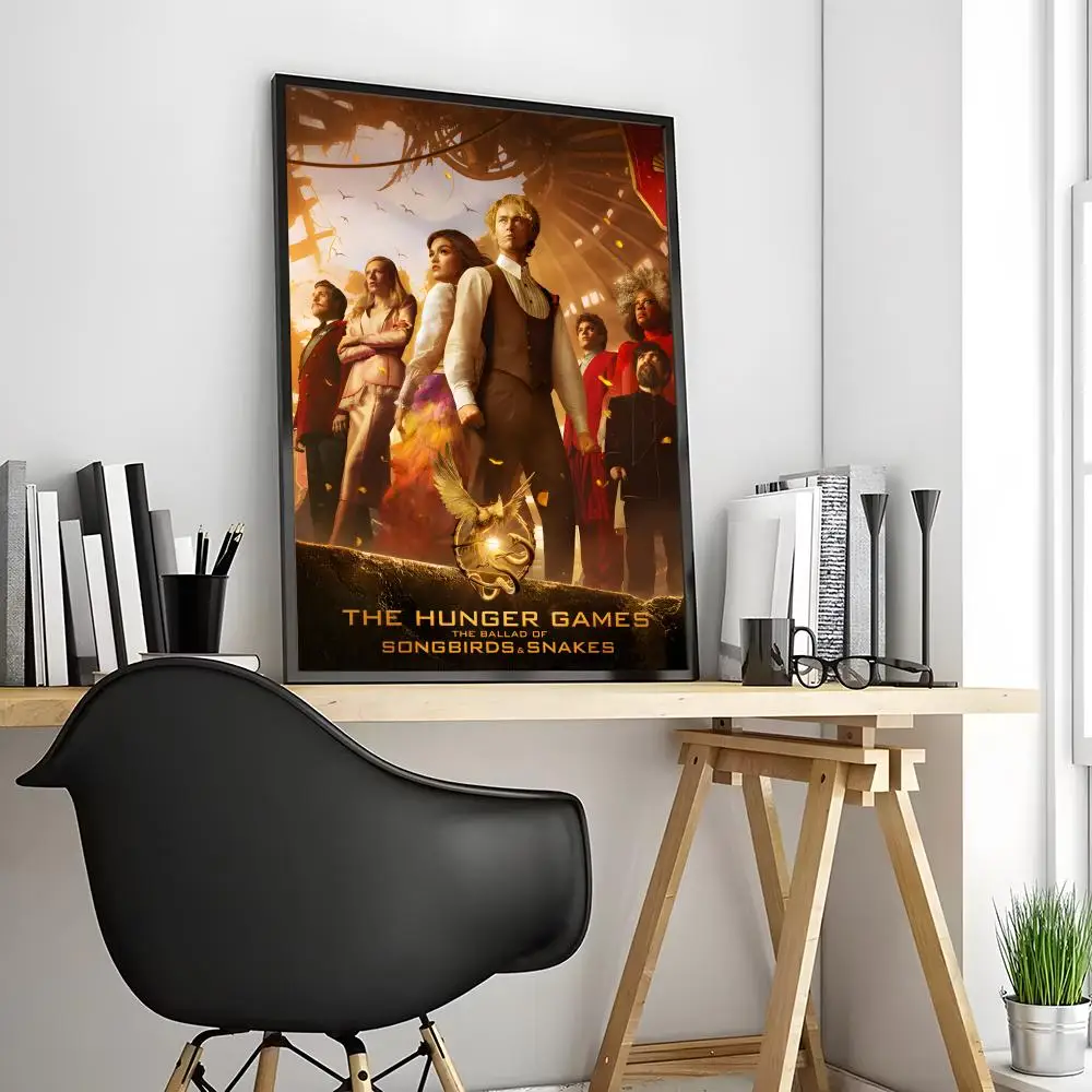ملصق ألعاب The H-Hunger مقاوم للماء من القماش المقاوم للتجاعيد جدار الفن سهل التعليق ديكور المنزل لغرفة المعيشة وغرفة النوم #4