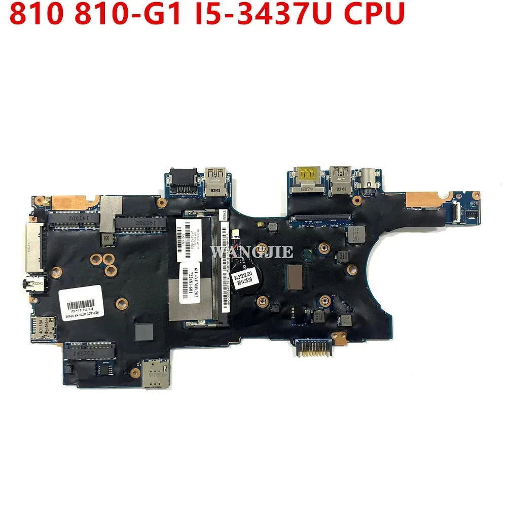 

Материнская плата для ноутбука HP 810 810-G1 716732-001 716732-501 716732-601 I5-3437U, процессор, 100% полностью протестирован