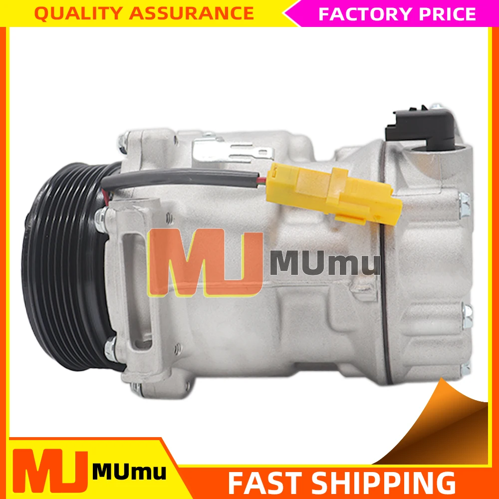 SD6C12 AC Compressor Air Conditioner For PEUGEOT 308 508 5008 407 CITROEN DS4 DS5 9671451180 9671451380 9684139980 6453ZE 6453ZS