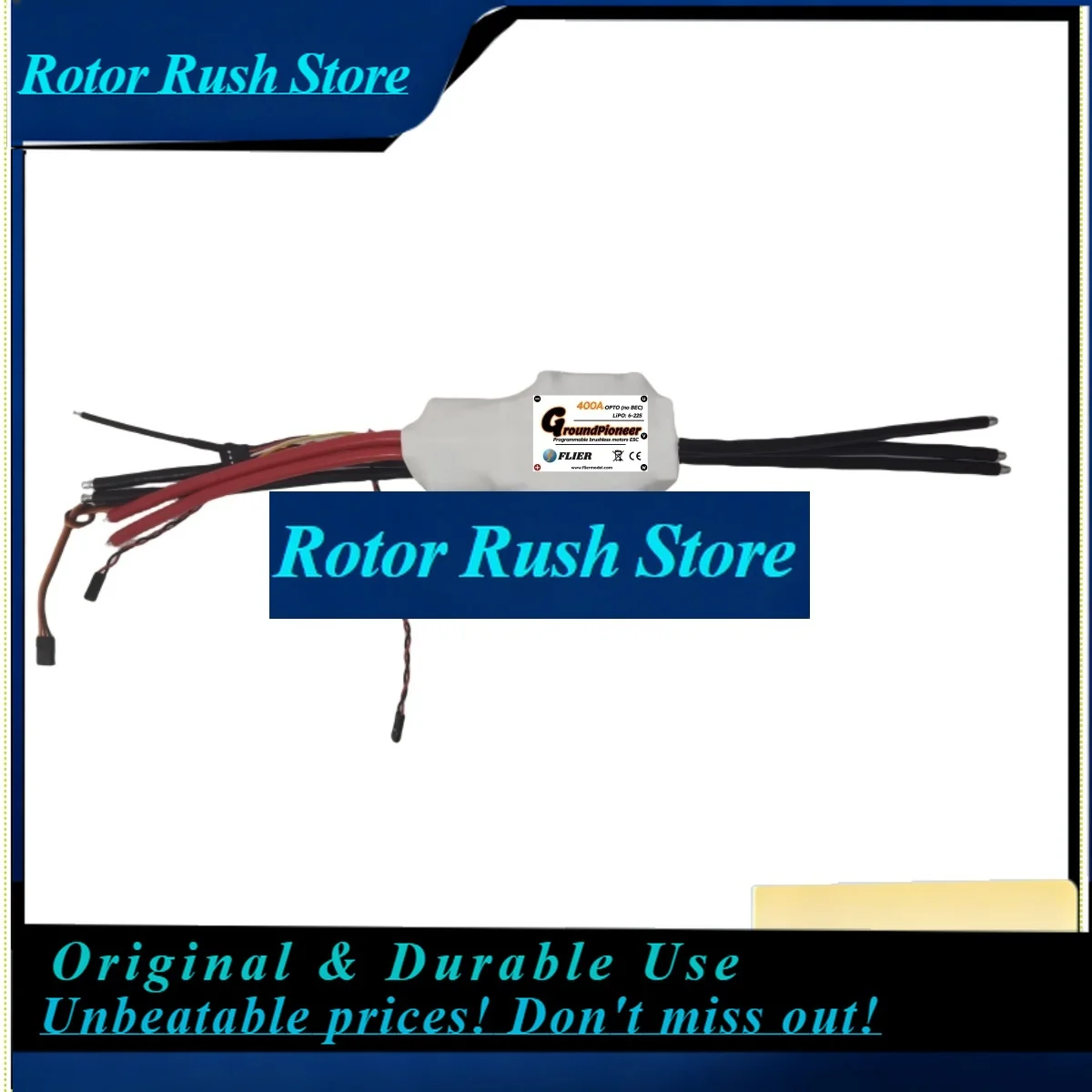 RoRuSFactory Direct Sale Brushless 22S 400A High Power OPTO ESC For PWM Remote Control RC Vehicle