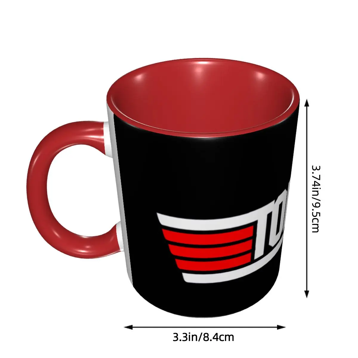 DIY Top Gun Air Force Fighter Jets Maverick Tom Cruise Movie Ceramic Mug Customized Coffee Cups Creative Gift