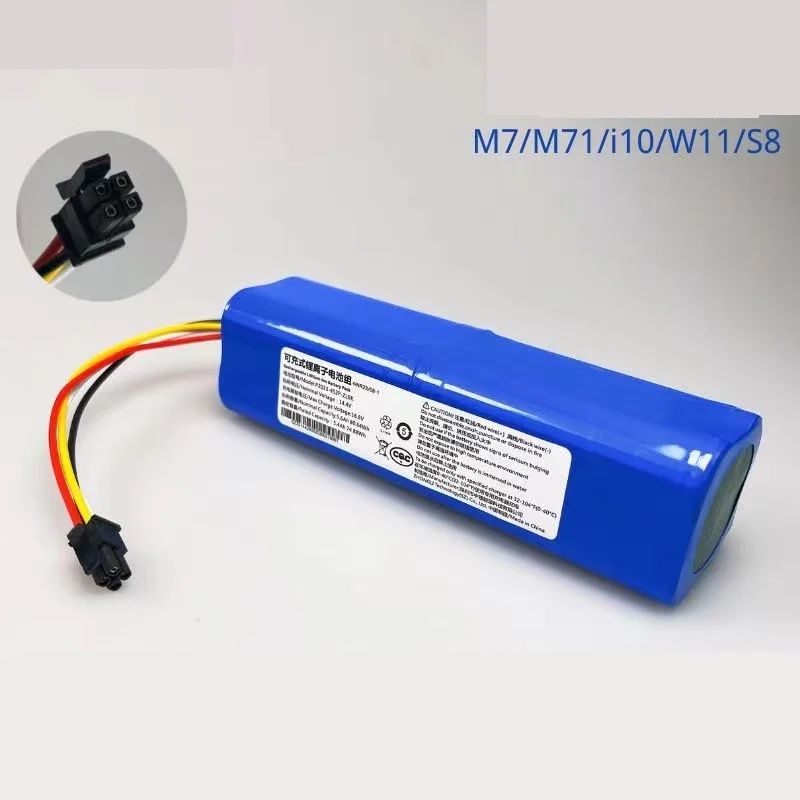 

For Midea vacuum sweeping robot maintenance battery pack, for m7lcn/i10/s8/s8+ m7/m71cn/m7pro/m7 young/m7 Max accessories