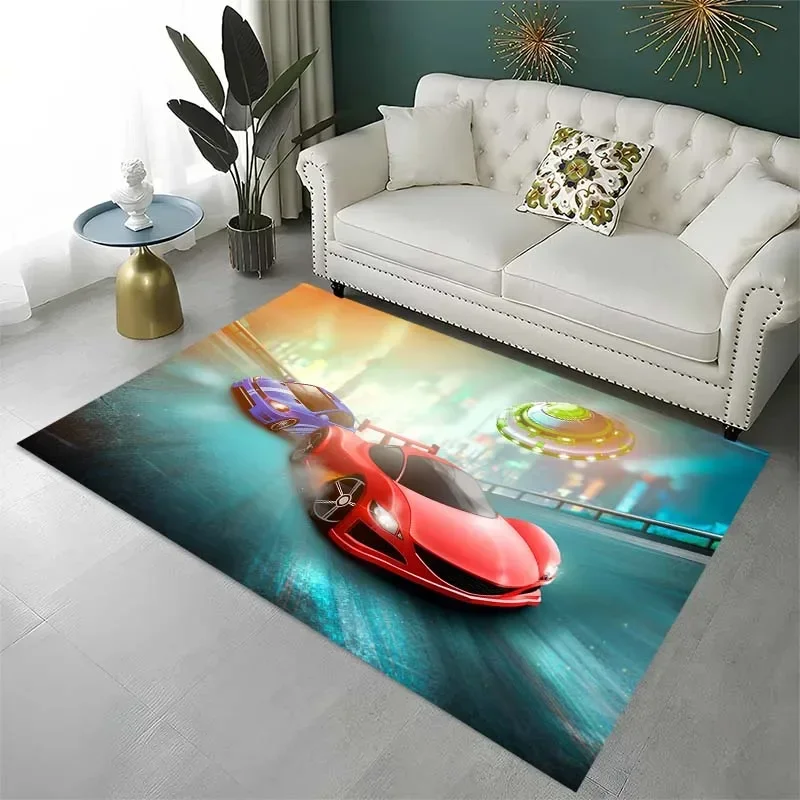 

Sports car, race car pattern carpet, living room bedroom housewares baby mat bathroom kitchen non-slip carpet birthday present