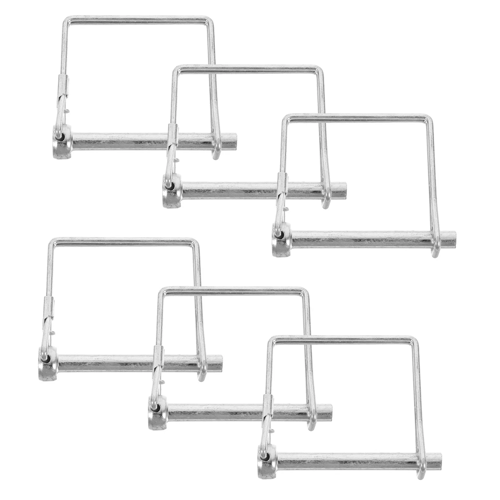 

6Pcs Trailer Coupler Pin Heavy Duty Carbon Steel Trailer Safety Pins for Hitch Secure Pto Shaft Locking Pin for Tow Boats Rvs
