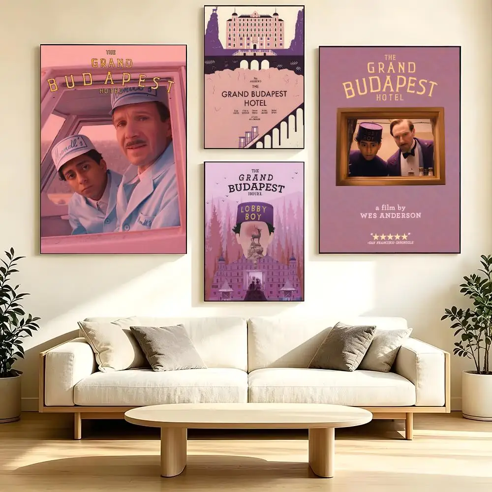 Movie The Grand Budapest Hotel Poster Poster High Quality Wall Art for Home Office Bedroom Living Room Perfect