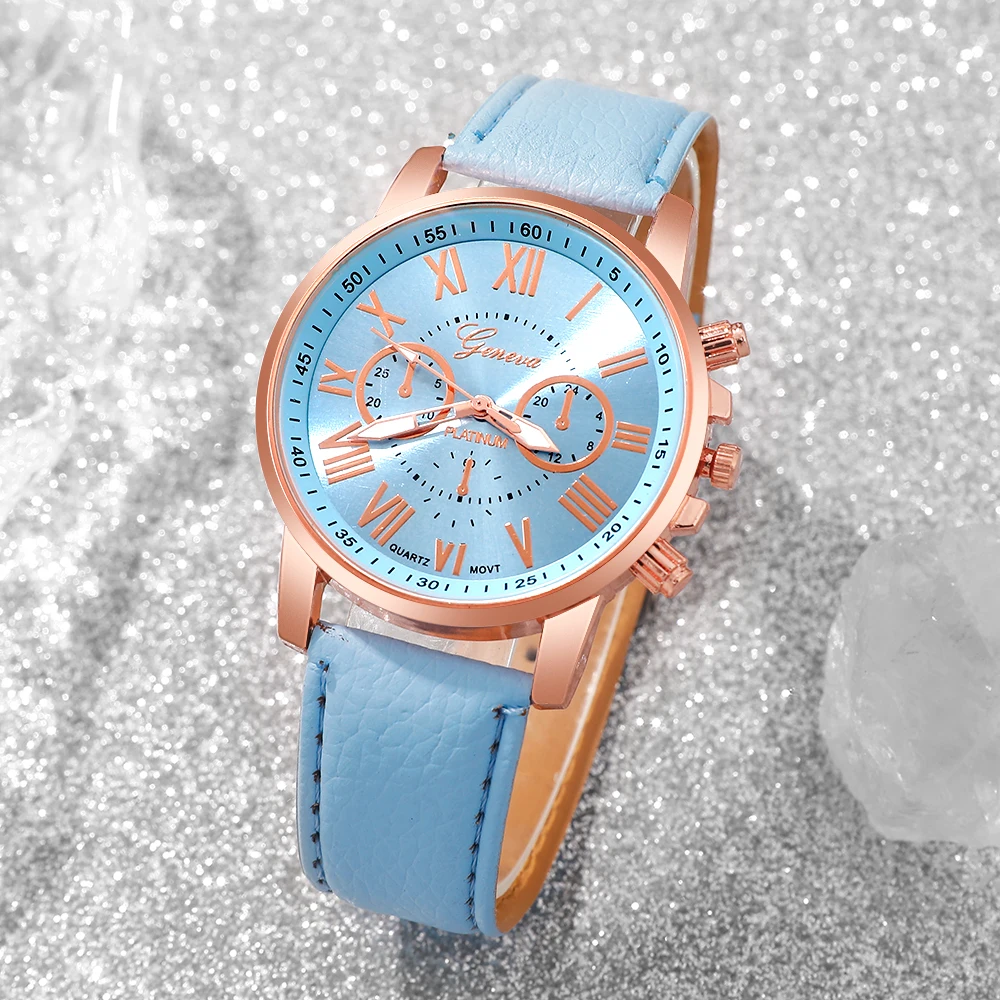 2-piece set of casual and fashionable quartz watches and accessories, suitable for daily wear and gifting to family and friends