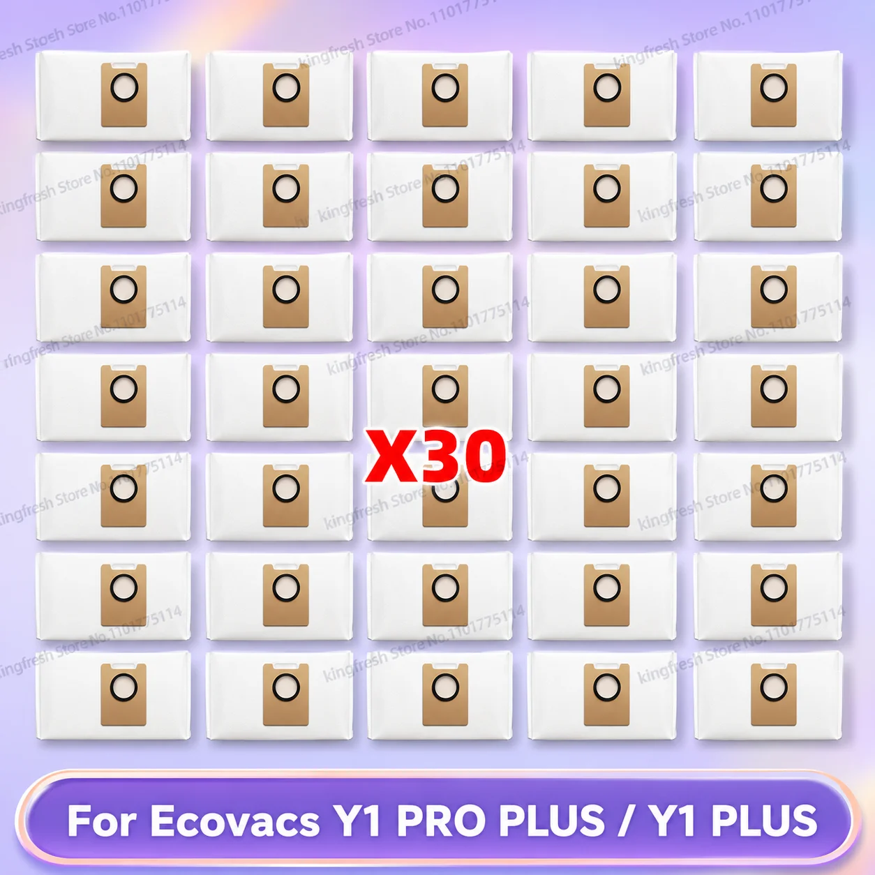 Dust Bag Fit For ( Ecovacs Y1 PRO PLUS / Y1 PLUS ) Vacuum Parts Trash Bags