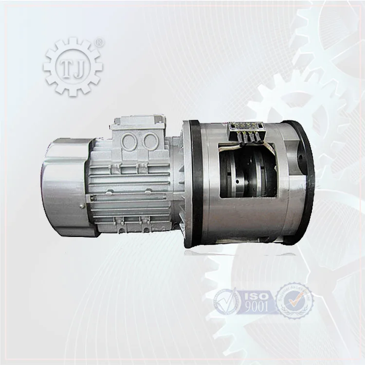 TJ-POH Double Flange Electromagnetic Clutch Brake Assembly DC 24V 200 Nm Static Torque Industrial Use Electric Brake Clutch New