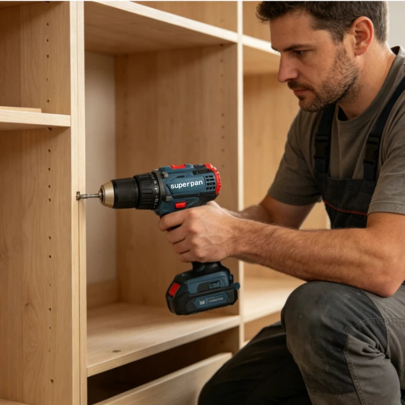

Бесщеточная ударная дрель-шуруповерт SuperPan с высоким крутящим моментом 60 Нм, 0-1700 об/мин, для дерева/металла/пластика, без аккумулятора и зарядного устройства