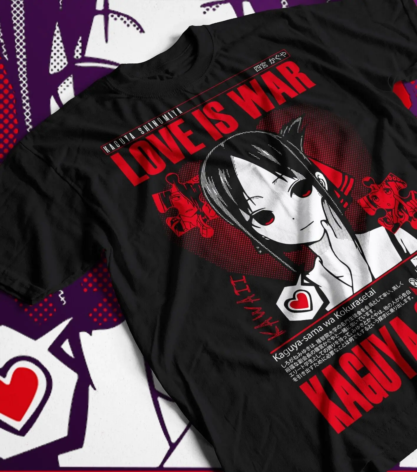 

T-shirt Kaguya sama Love Is War Anime Unisex Tshirt T-Shirt Tee ALL SIZES