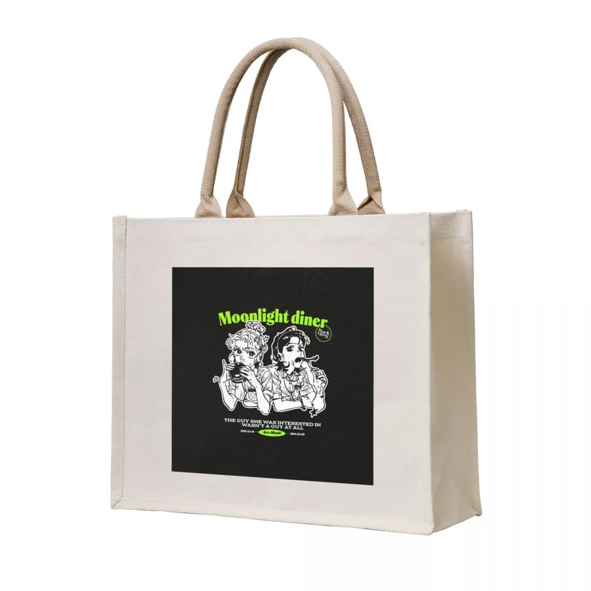 

The Guy She Was Interested In Anime Tote Bag cute pouch bag great bag for beach female
