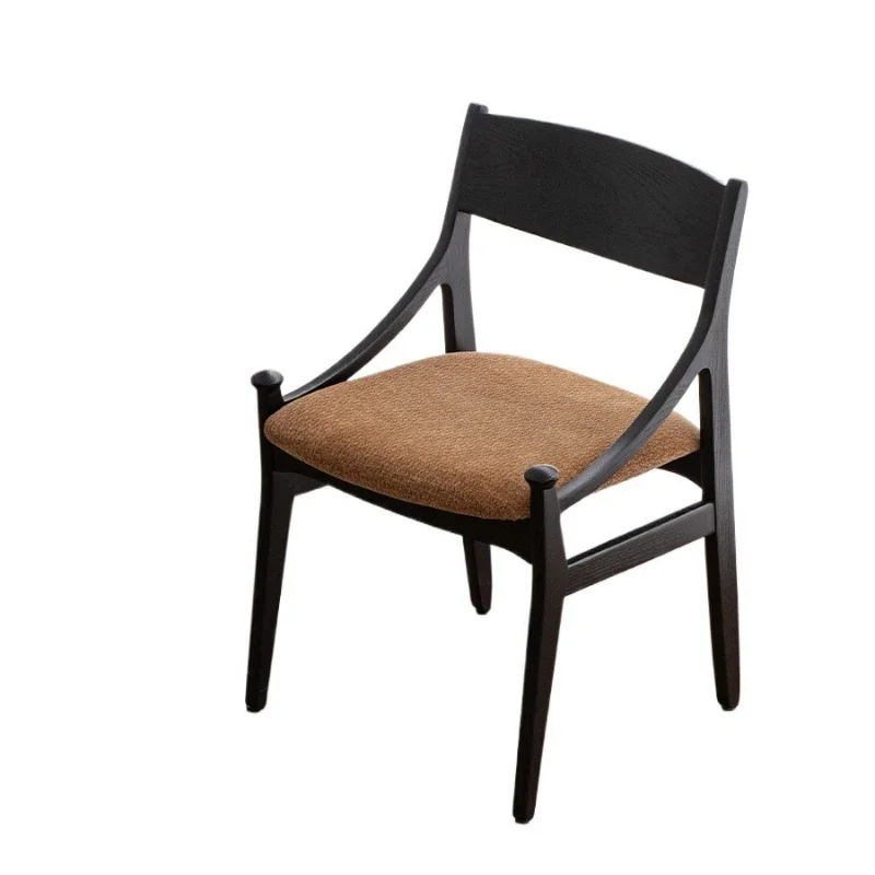 Solid wood chair, back chair, sedentary and comfortable dining chair for home use