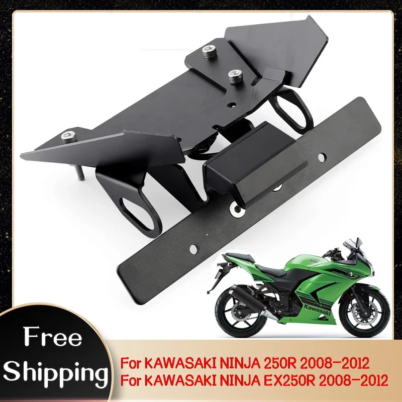 

Motorcycle License Plate Holder LED Light For KAWASAKI NINJA 250R EX250R Tail Tidy Motorcycle Fender Eliminator Accessories