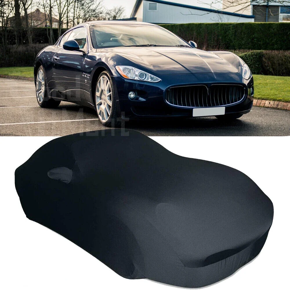 

Customized Car Cover Four-sided-Stretch Satin Dust Proof Indoor For-Maserati