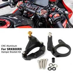 For QJ Motor SRK 800RR srk800rr New Motorcycle Accessories CNC Aluminum Stabilizer Steering Damper Bracket Mounting Kit Support