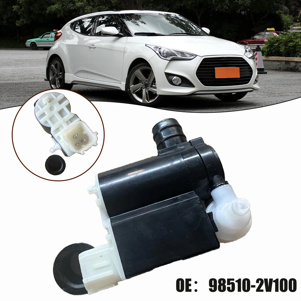 

98510-2V100 Windshileld Wiper Washer Pump For Hyundai 2013-2016 Accessories 1pc Black Auto Acesssories