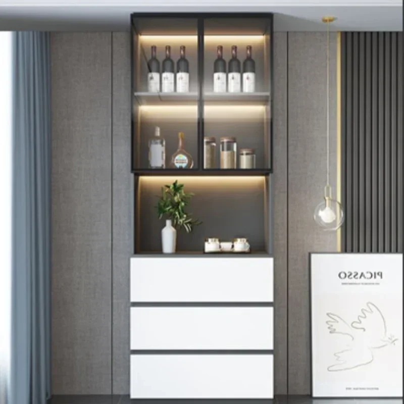 

Home Liquor Wine Cabinet Wall Luxury Living Room Storage Wine Cabinet Modern Simplicity European Furniture