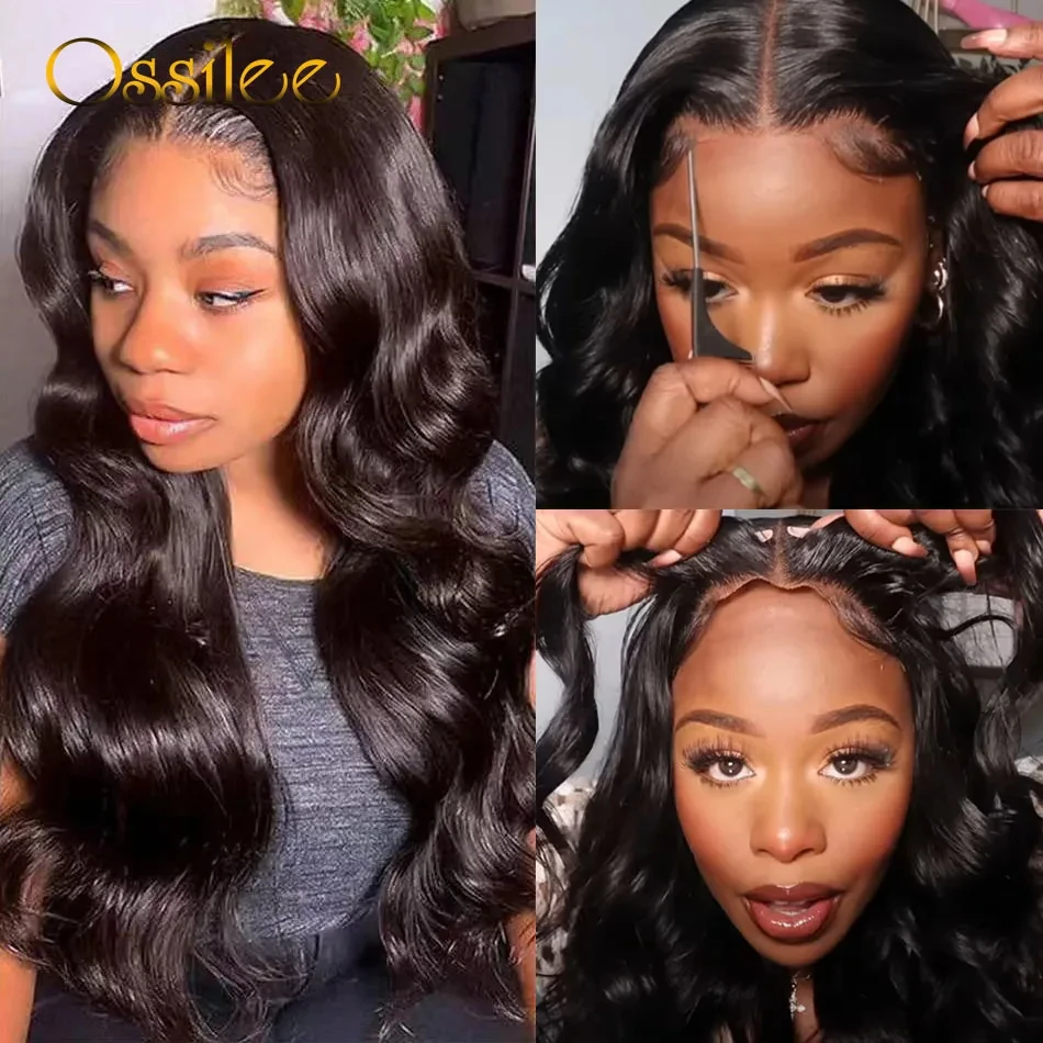 Pre Cut Lace Wig Human Hair Ready to Wear 13x4/13x6 Transparen Lace Frontal Wigs Body Wave 5x5 Closure Wigs 360 Full Lace Wig