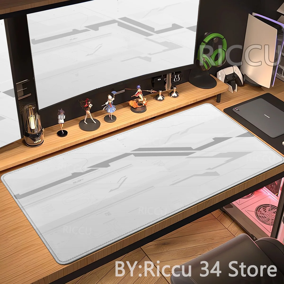 ملحق RGB كبير لعبة ماوس تكنولوجيا العلوم لوحة الماوس مكتب الكمبيوتر المطاط عدم الانزلاق حصيرة مكتبية الأجهزة الطرفية الرياضية الإلكترونية