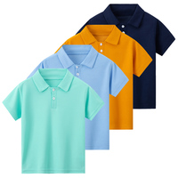 1/2 Piece SummerChildren's Short-sleeved POLO Shirt Boy Casual Fashion Solid Color T-shirt Comfortable Lapel Prince Style Coat