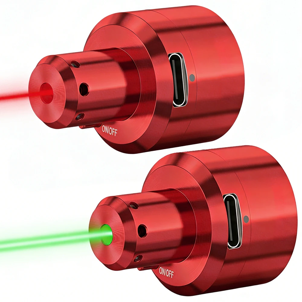 Rechargeable Green Red Lasers Bore Sight Magnetic Laser Bore Sight for Multiple Calibers Professional Magnetic Boresighter