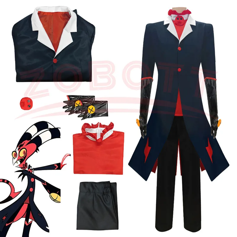 

Anime Helluva Boss Blitzo Cosplay Costume Party Uniform Suit Halloween Carnival Outfit for Men Women