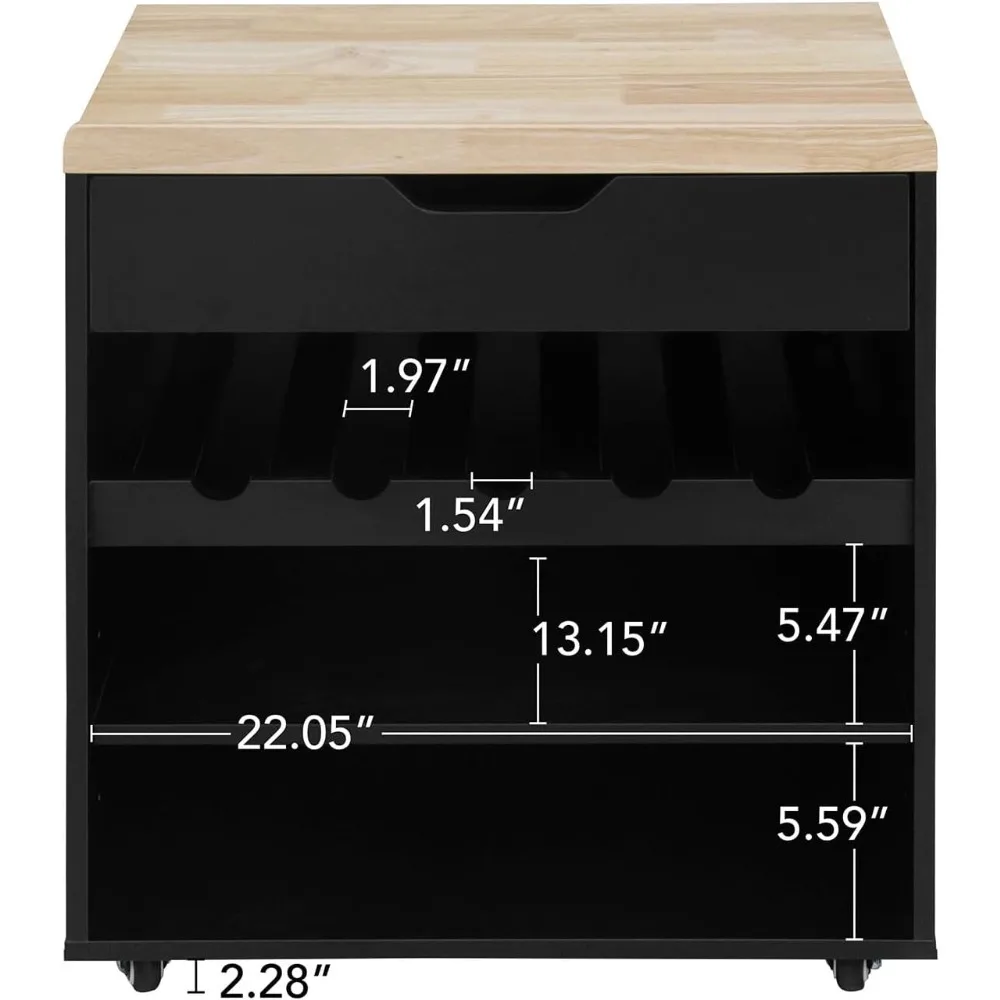 Armoire de garde-manger de cuisine moderne avec chariot coulissant et étagères réglables