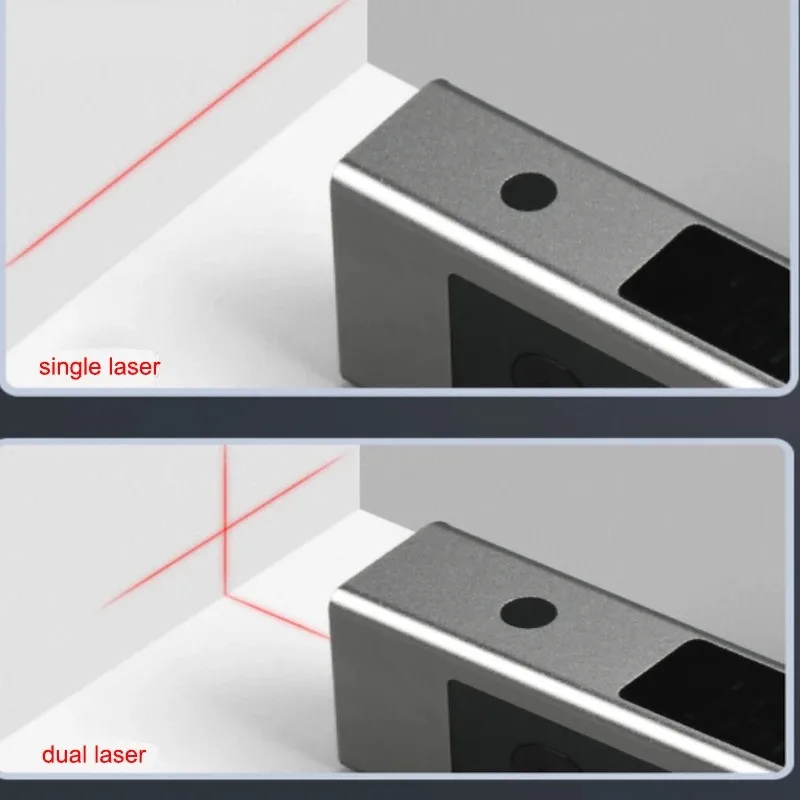 Imagem -06 - Régua de Nível Laser Inclinômetro Digital Medida do Ângulo Carregamento tipo c Ferramentas de Medição Transferidor em Duka-li2