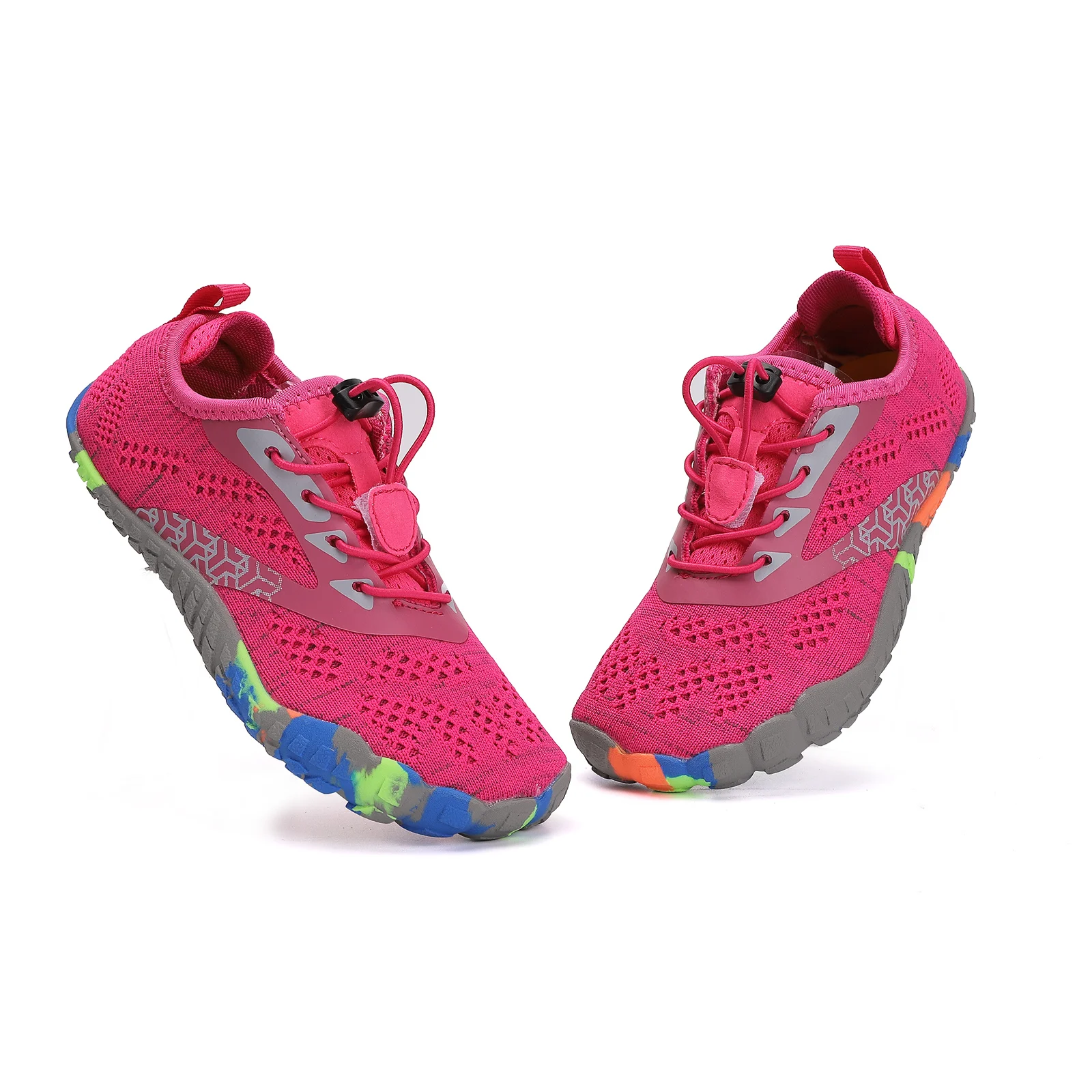 Chaussures d'eau tissées pour hommes, chaussures de course, de Fitness, basses, d'été, pour enfants, respirantes, à séchage rapide, pour les activités de plage