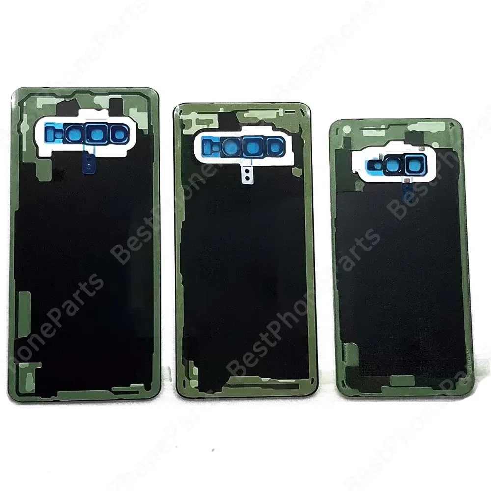 Back Battery Cover for Samsung Galaxy S10 Plus + S10e back housing cover case with Adhensive replacement spare parts