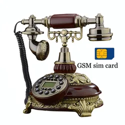 GSM 900/1800MHz Support SIM Card Fixed cordless Phone Landline antique Fixed Wireless Telephone home office telefone sem fio