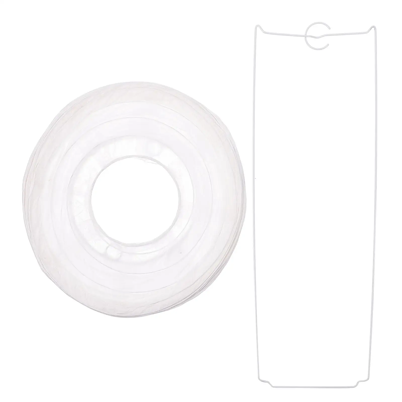 

2 Pcs Winter Melon Japanese Lanterns 19x29cm White Paper Decorative Lanterns for Restaurant Barbecue Shop Foldable Festival