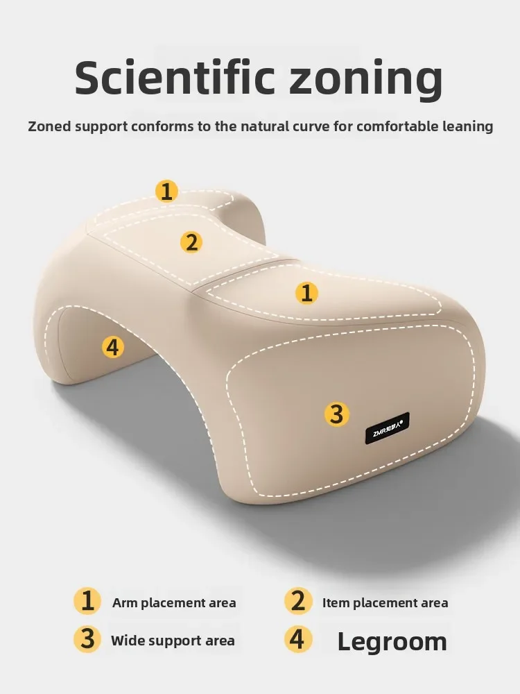 Multifunctional Reading Pillow for Bed Office Lap Desk Arm Support Comfortable Reading